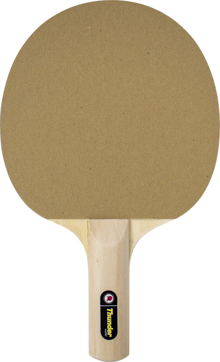 Butterfly Thunder Sandpaper Racket: Close-up of front of racket